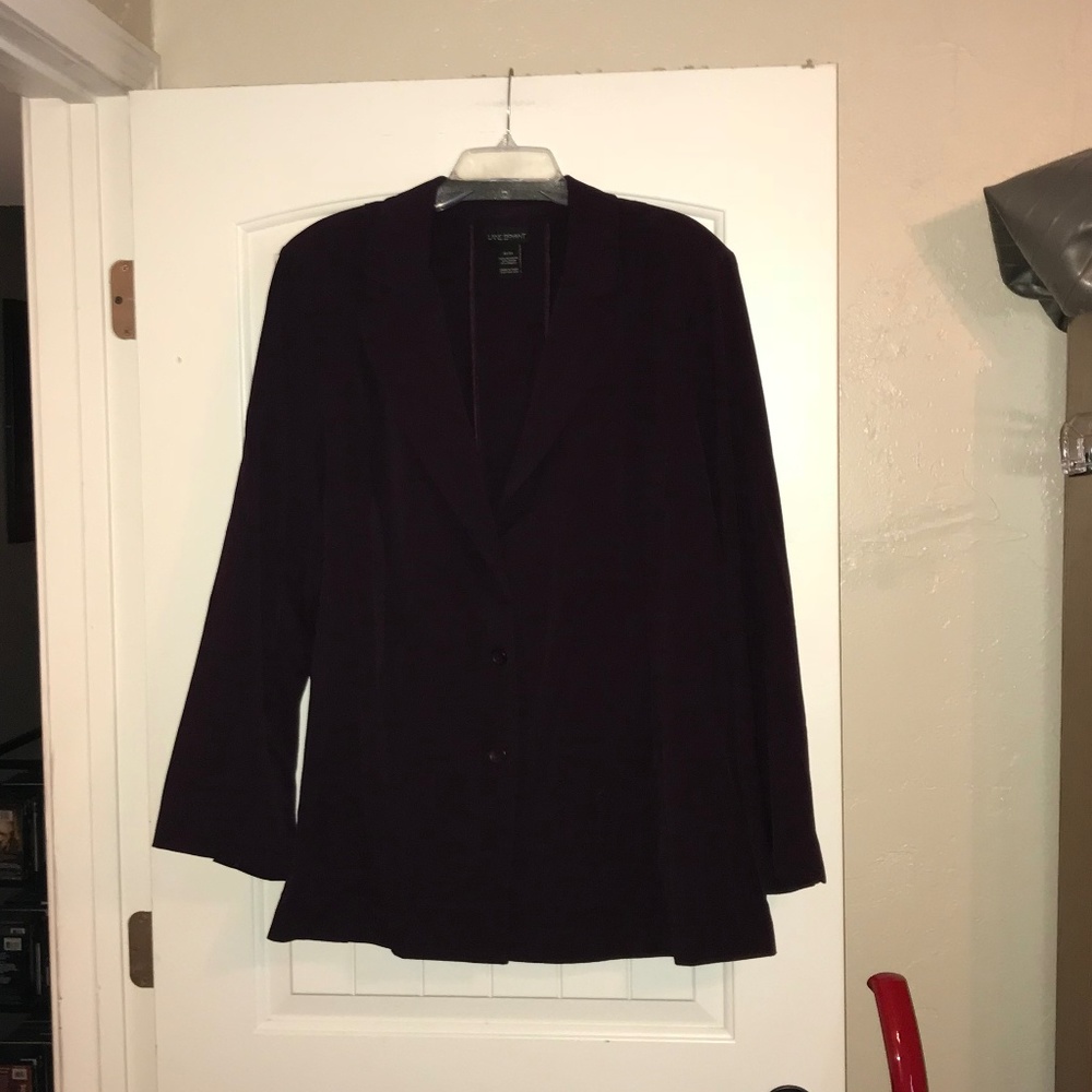 Lane Bryant Eggplant Blazer, 22/24